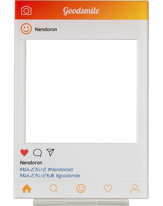 ねんどろいどもあ アクリルフレームスタンド SNS風