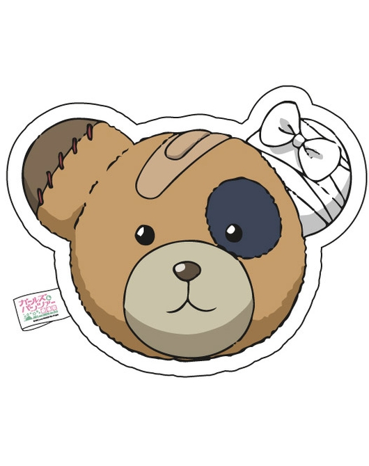 ガールズ＆パンツァー ボコられグマのボコ クッション フェイス