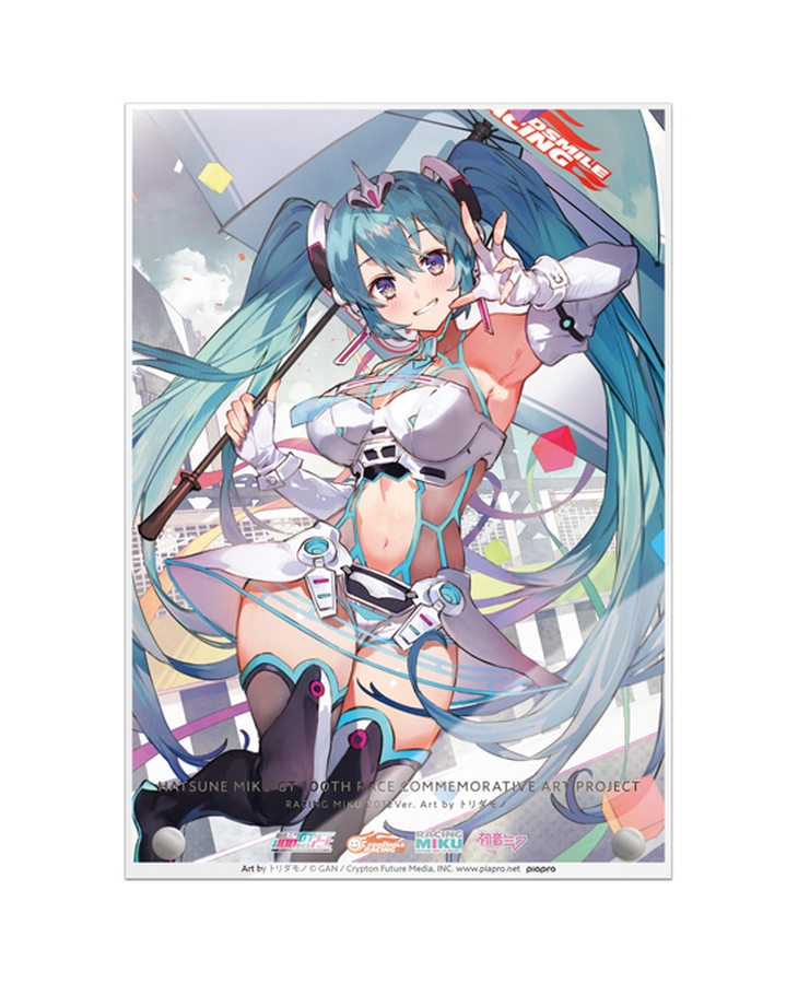 初音未來 GT參戰100戰紀念 精選圖繪 A5壓克力圖繪 Racing Miku 2012Ver. Art by toridamono