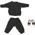 Nendoroid Doll Outfit Set: Sweatshirt and Sweatpants (Black)