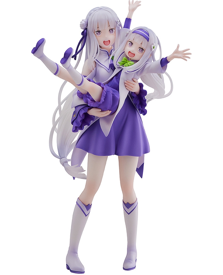 Re:ZERO -Starting Life in Another World- Figure Emilia & Childhood Emilia