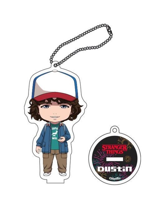 Stranger Things ねんどろいどぷらす ナイトウッズデザインアクリルキーチェーン ダスティン (Japan Ver.)