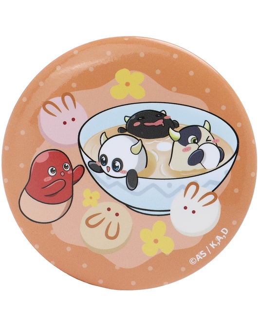 Cells at Work! Tinplate Pinback Button Lactic Acid Bacteria