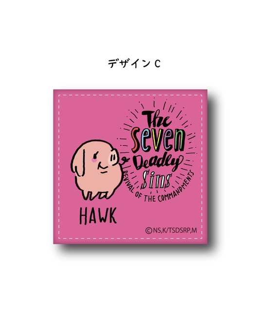 「七つの大罪 戒めの復活」レザーバッジ　PlayP-C