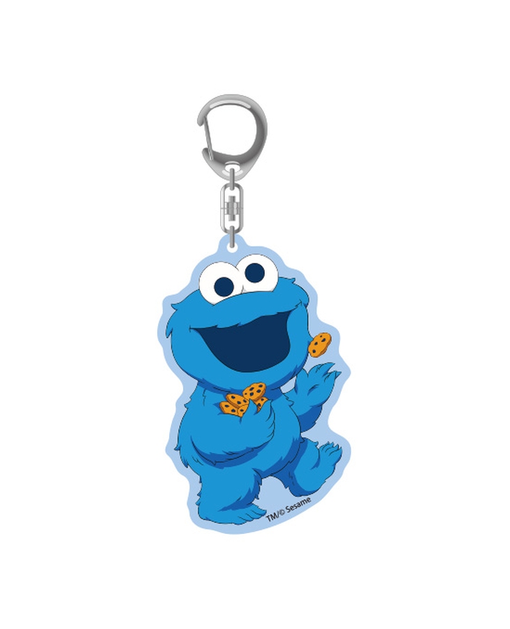 Sesame Street Nendoroid Plus Acrylic Keychains Cookie Monster