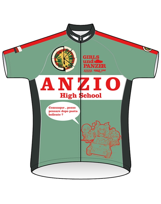「ガールズ＆パンツァー 劇場版」サイクルジャージ【アンツィオ高校Ver.】（再販）