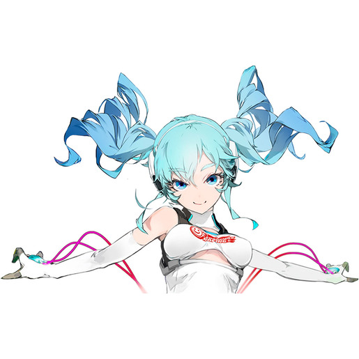 初音ミク レーシングミク2014 カーラップステッカー seven-health.com