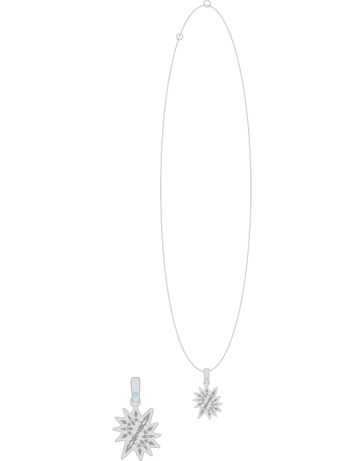 RWBY 冰雪帝國 黏土人Plus 象徵圖案項鍊 懷絲‧雪倪: Nightmare Side