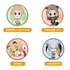 けものフレンズ ねんどろいどぷらす 缶バッジセット こはん＆へいげん