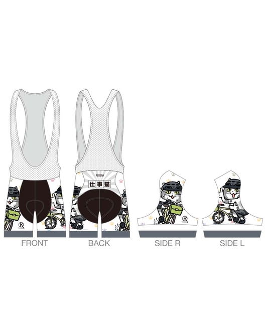 仕事猫 サイクルビブショーツ