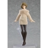 figma Styles Off-the-Shoulder Sweater Dress (Gray)