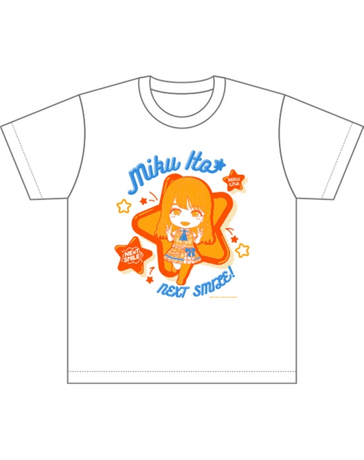 NEXT SMILE! ねんどろいどぷらす みくちゃ Tシャツ for 伊藤美来