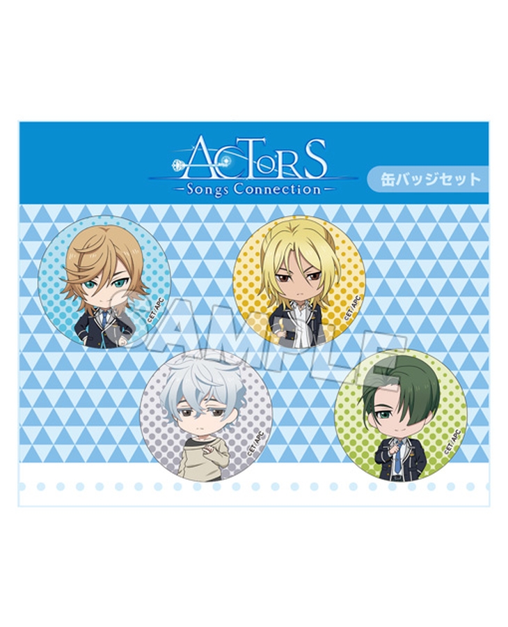 ACTORS -Songs Connection- ねんどろいどぷらす 缶バッジセット 3年生