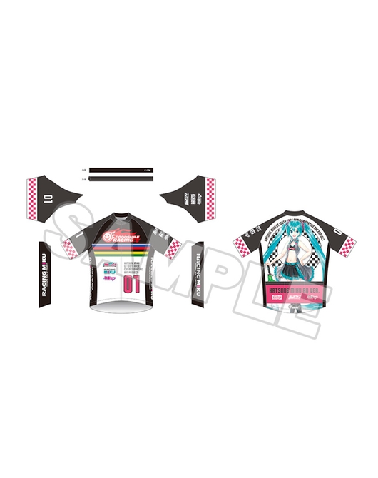 初音ミク GT参戦100戦記念 オムニバスアート サイクルジャージ 初音ミク RQ Ver. Art by KEI（再販）