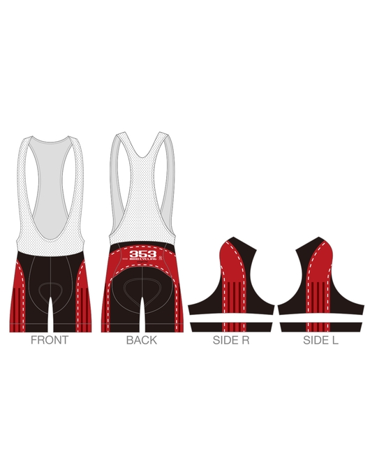 Longrider Stories! Cycling Bib Shorts (353 Ver.)(Rerelease)