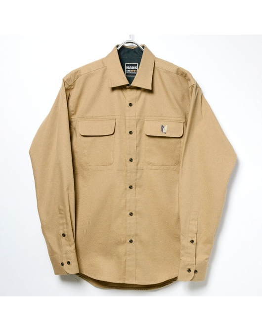 進撃の巨人 メンズカジュアルシャツ ハンジ