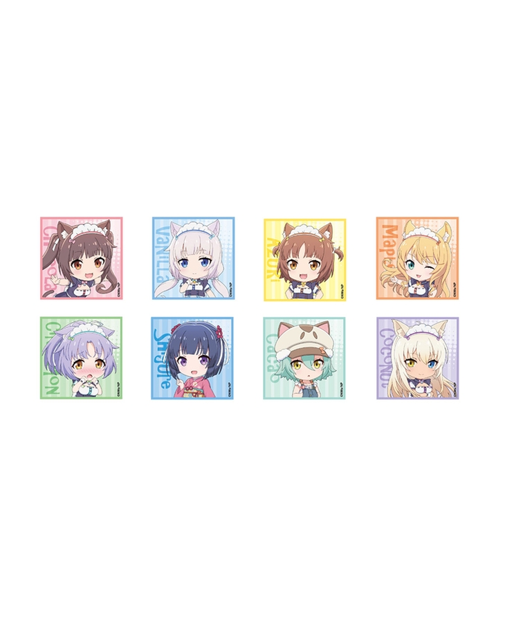 ネコぱら ねんどろいどぷらす スクエア缶バッジコレクション