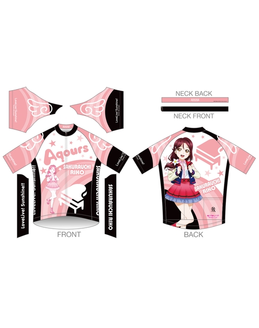「ラブライブ！サンシャイン!!」サイクルジャージ【桜内梨子 3rd.Ver.】（再販）