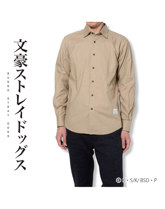 文豪ストレイドッグス メンズシャツ 江戸川乱歩MODEL