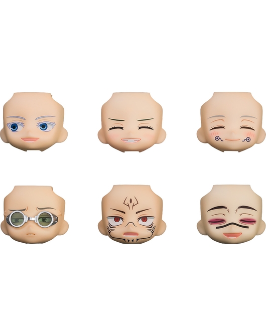 黏土人配件系列 替換用臉部表情 咒術迴戰02