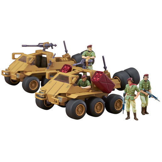 【Max Factory SALE】COMBAT ARMORS MAX 06: 1/72nd Scale Bromley JRS Native Dancer Commander Type & Missile Pod Type