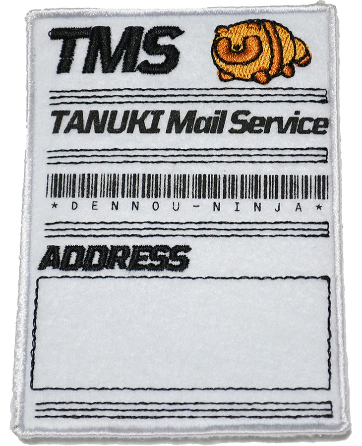 大童澄瞳 原創設計 軍用刺繡徽章 TANUKI Mail Service