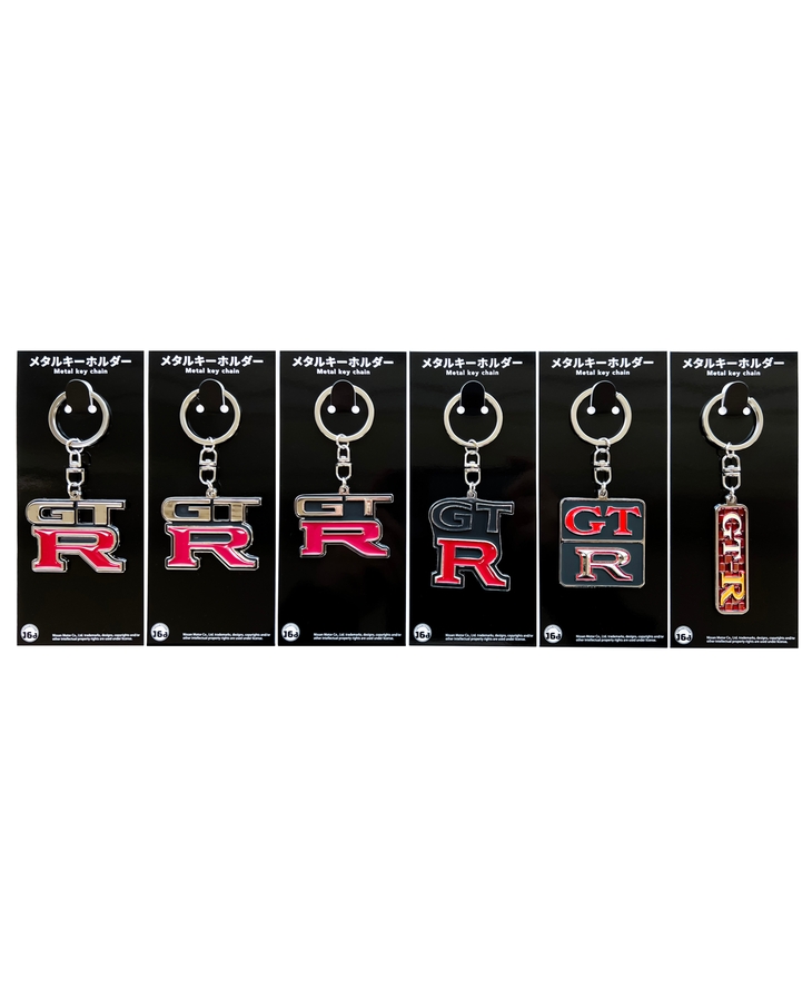 NISSAN GT R Emblem Metal Keychain Collection 7 pieces GOODSMILE GLOBAL ONLINE SHOP