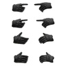 LittleArmory-OP3: figma Tactical Gloves (Stealth Black)(Second Release)