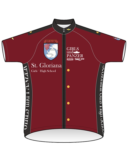 「ガールズ＆パンツァー 劇場版」サイクルジャージ【聖グロリアーナ女学院Ver.】【再販】