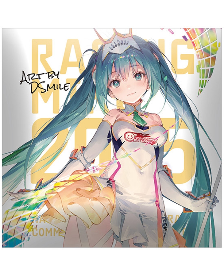 Hatsune Miku GT Project 100th Race Commemorative Art Project Art Omnibus Cushion: Racing Miku 2015 Ver. Art by DSmile[Products which include stickers]
