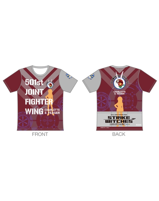 ストライクウィッチーズ ROAD to BERLIN ツーリングTシャツ【シャーロット・E・イェーガーVer.】