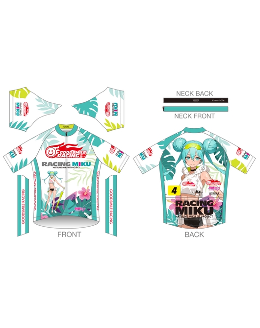 サイクルジャージ レーシングミク 2022 Tropical Ver.（再販）