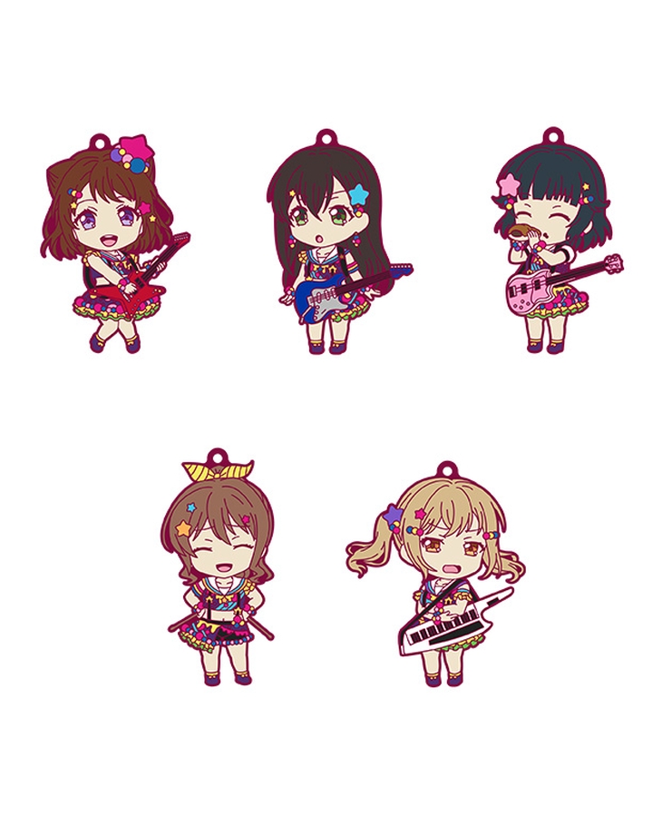 BanG Dream! ガールズバンドパーティ！ ねんどろいどぷらす トレーディングラバーストラップ Poppin'Party