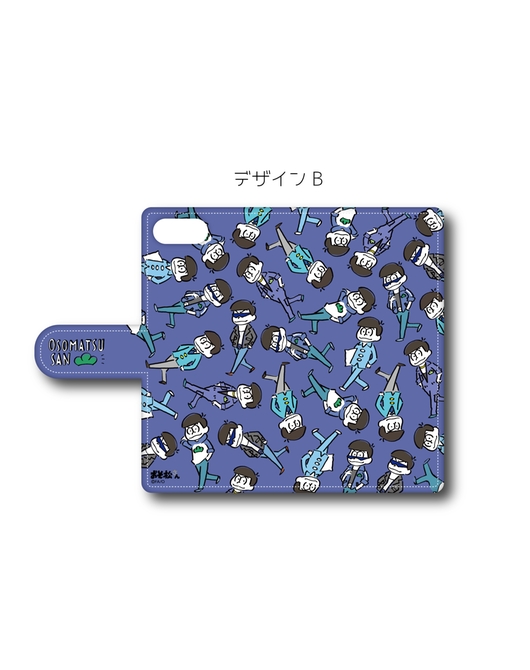 「おそ松さん」手帳型スマホケース(マルチL) B カラ松