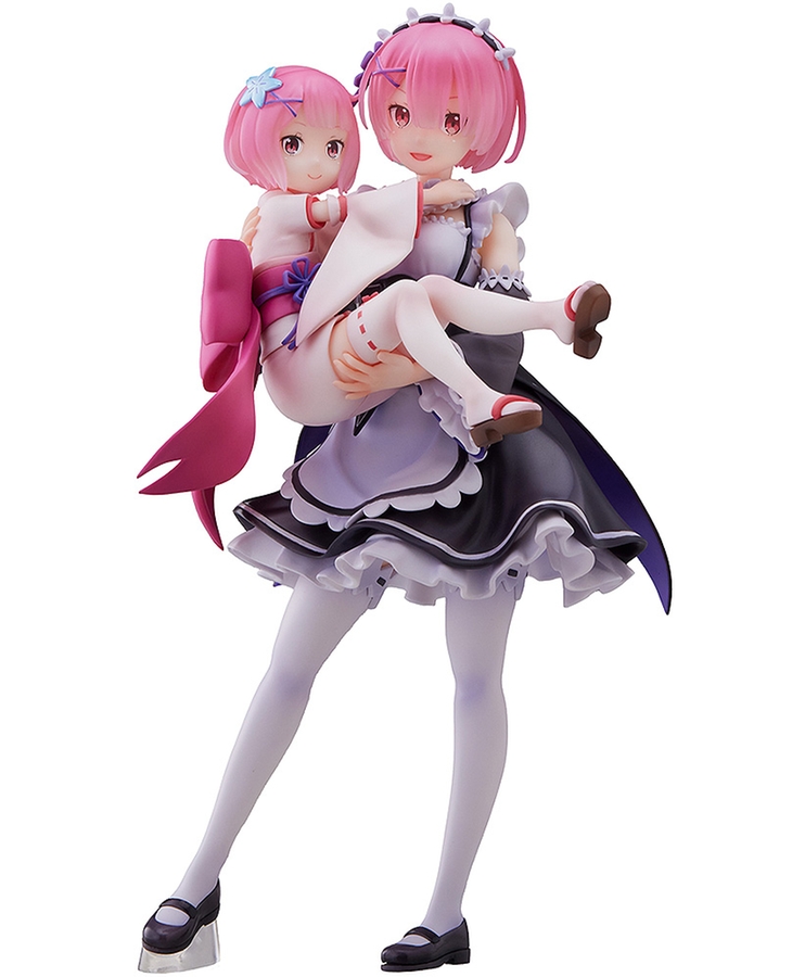 Re:ZERO -Starting Life in Another World- Figure Ram & Childhood Ram