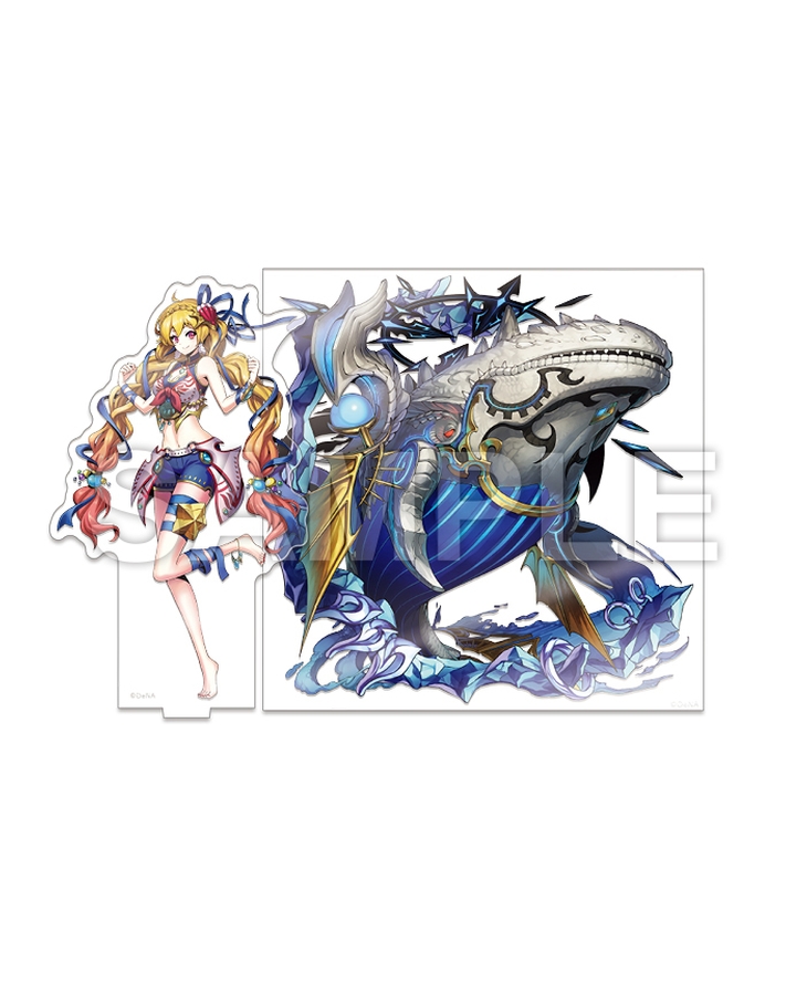 【共襲スタンプ缶バッジ対象商品】メギド72 ヴィータ＆メギド体アクリルセット 真21 リヴァイアサン
