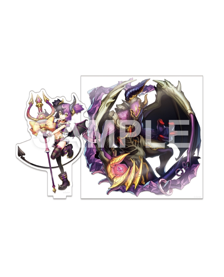 【共襲スタンプ缶バッジ対象商品】メギド72 ヴィータ＆メギド体アクリルセット 真62 インプ