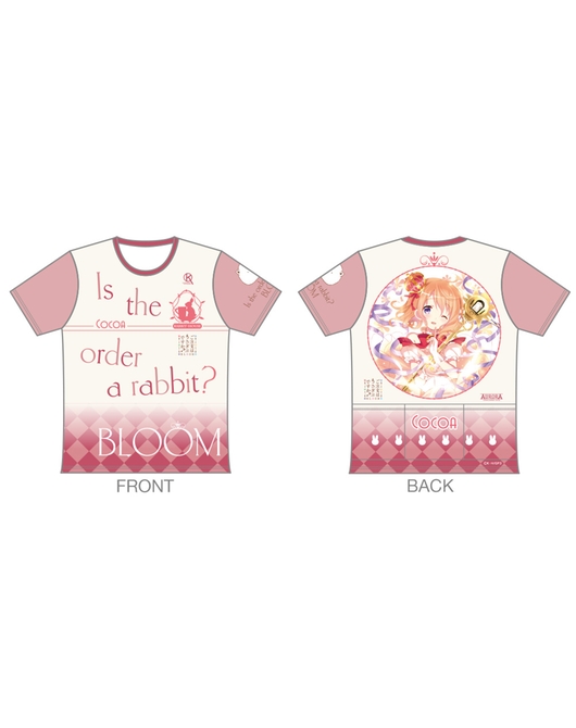 ご注文はうさぎですか？ BLOOM ツーリングTシャツ【ココア ファンタジーVer.】