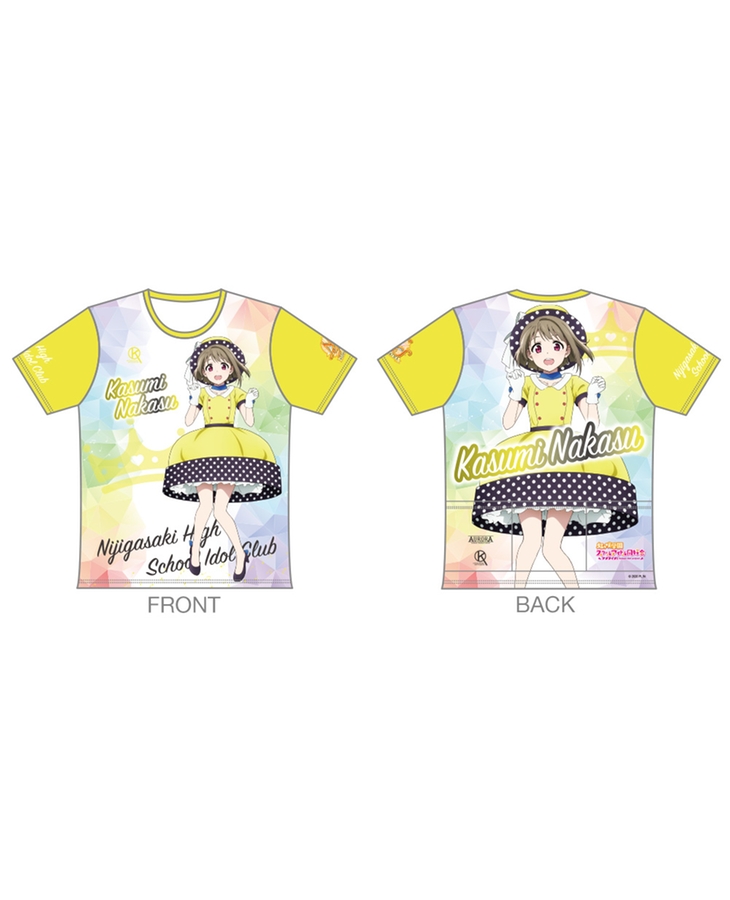 ラブライブ！虹ヶ咲学園スクールアイドル同好会 ツーリングTシャツ【中須かすみVer.】