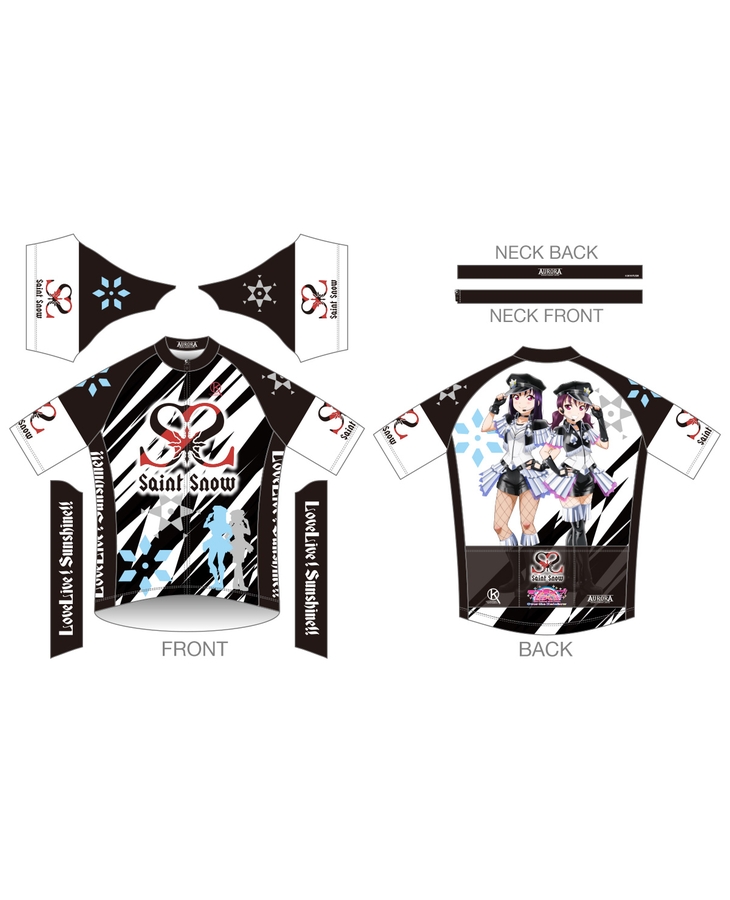 ラブライブ！サンシャイン!!サイクルジャージ【Saint Snow Ver.】（再販）