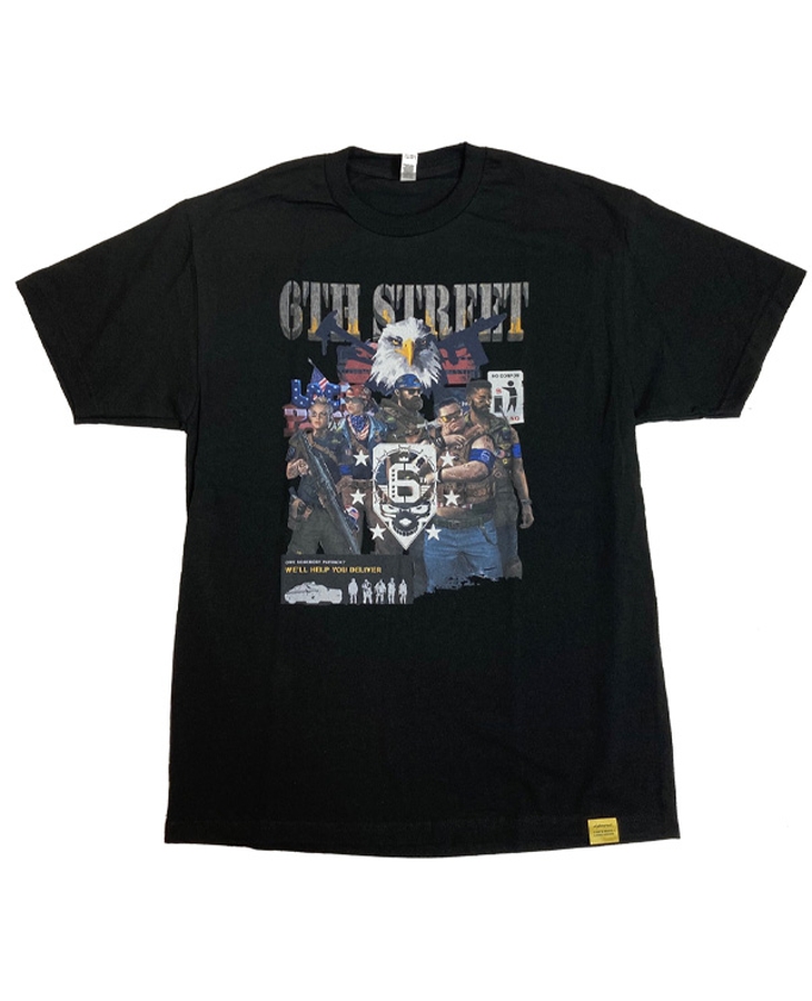 Cyberpunk2077 x Kosuke Kawamura Gangsta rap T Collage Tshirts 6th street