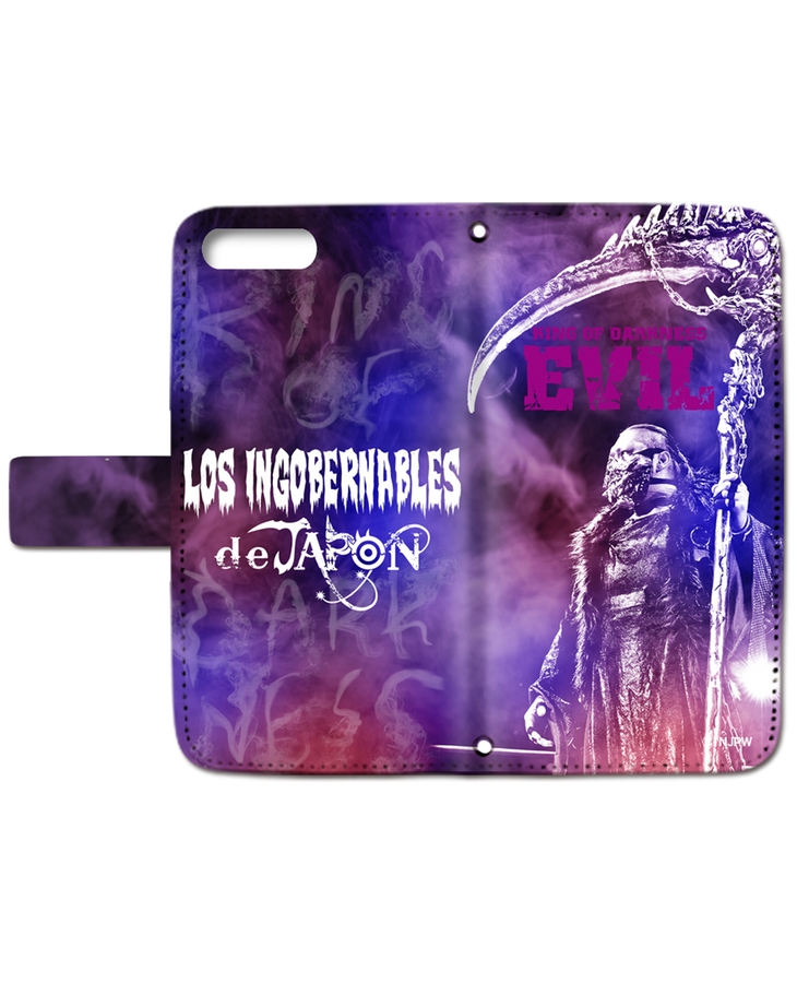 新日本プロレス スマートフォンケース(手帳型)(iPhone 6Plus/7Plus/8Plus) EVIL001 新日本プロレス スマートフォンケース(手帳型)(iPhone 6Plus/7Plus/8Plus) EVIL001