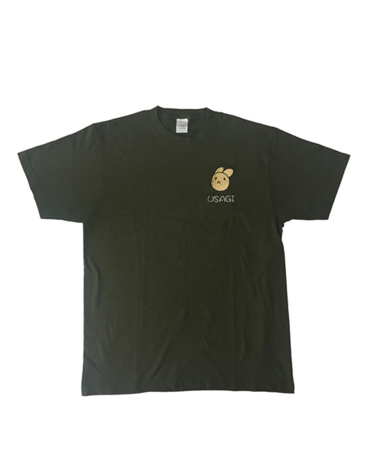 映像研には手を出すな！ 浅草氏のうさぎ Tシャツ モスグリーン M