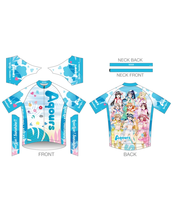 ラブライブ！サンシャイン!! サイクルジャージ2022【Aqours Ver.】（再販）