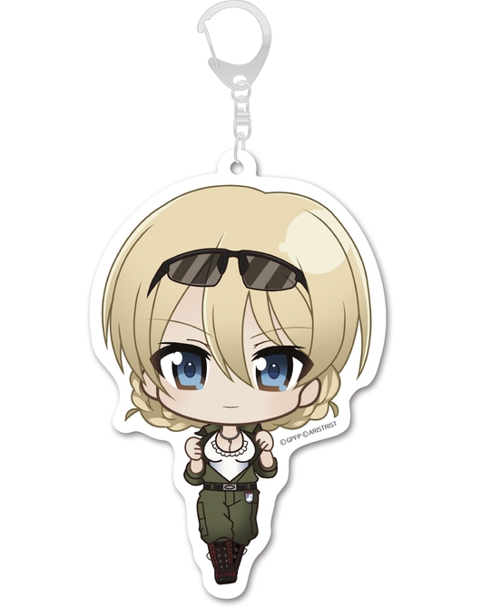 ガールズ＆パンツァー　アクリルキーホルダー ジャンプスーツ ダージリン