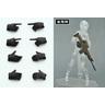 LittleArmory-OP3: figma Tactical Gloves (Stealth Black)